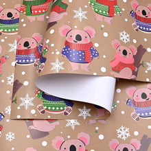 Weihnachtsgeschenkpapier Rolle 12m recycelbar festliches