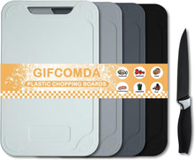 Schneidebrett Set Kunststoff mit Universalmesser und DIY-Aufkleber