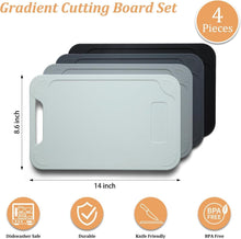 Schneidebrett Kunststoff Set 4er Antibakteriell