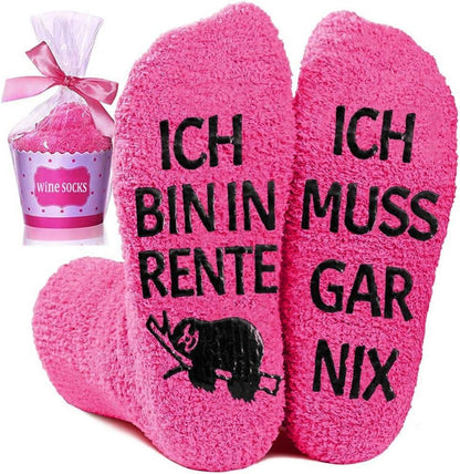 Ruhestand Socken Lustig Rentnerin Renteneintritt Geschenk Frauen