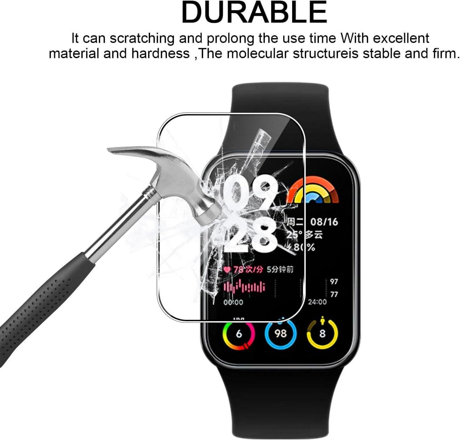 Schutzfolie für Xiaomi mi Smart Band 8 Pro 3 Stücke Transparent