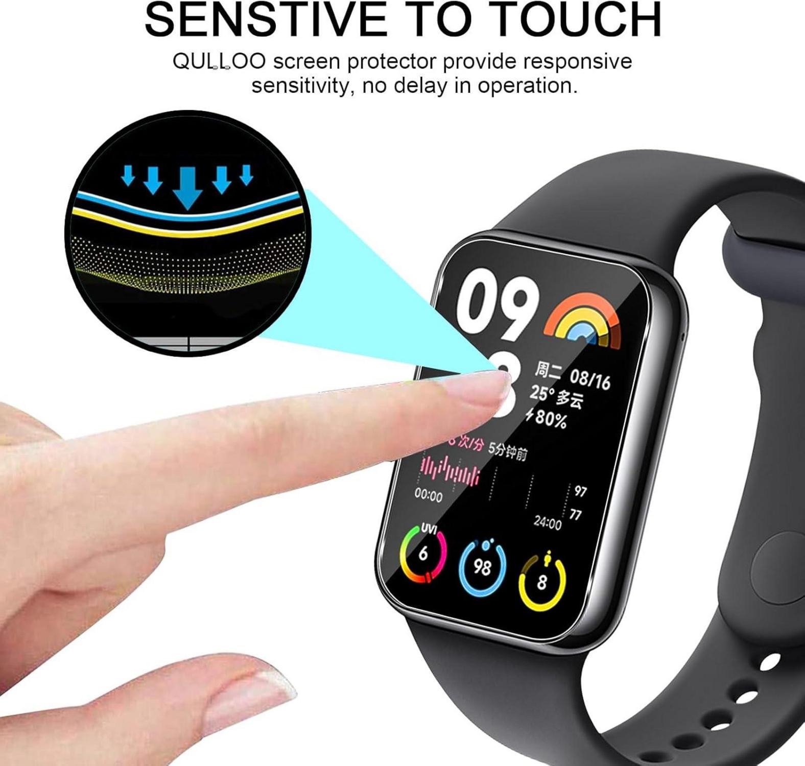 Displayschutzfolie 3er Pack für Xiaomi mi Smart Band 8 Pro - Transparent
