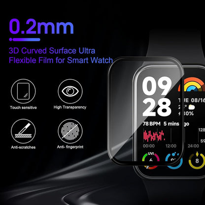 Displayschutzfolie für Xiaomi Smart Band 8 Pro, 3er Pack