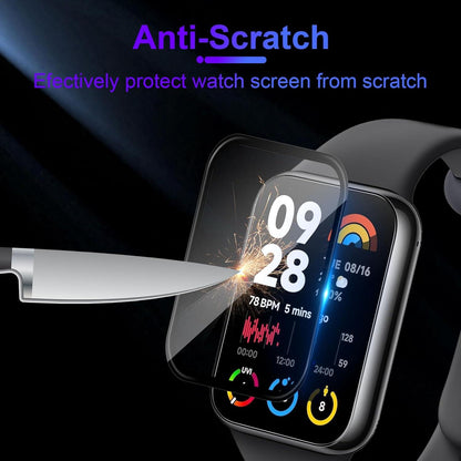 3x Displayschutzfolie Xiaomi Smart Band 8 Pro PAMM Panzerglas Klar