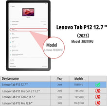 EasyAcc Lenovo Tab P12 2023 Hülle mit Stifthalter und