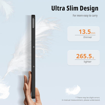 EasyAcc Lenovo Tab P12 2023 Hülle mit Stifthalter Schwarz