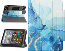 Universal Tablet Hülle 7-8 Zoll Schutzhülle faltbarer Ständer Blau