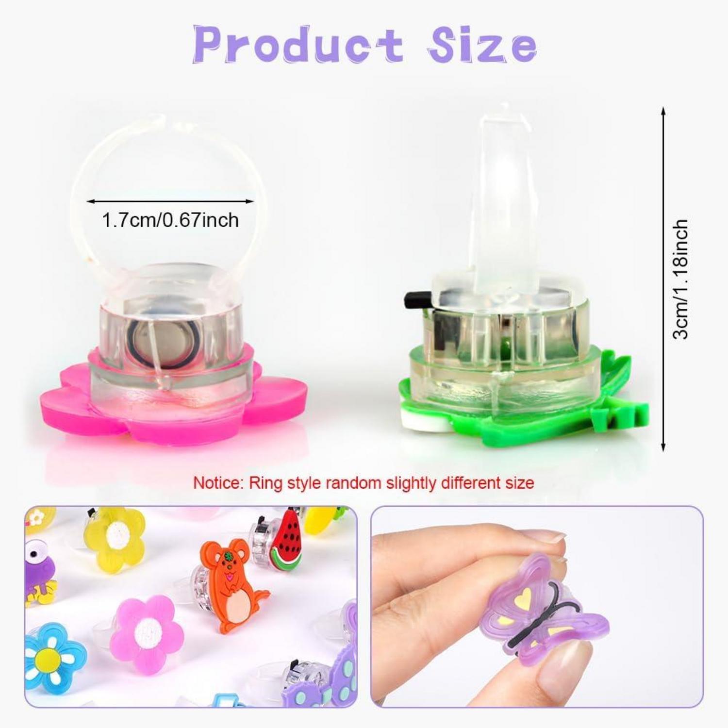 LED Blinkringe 25 Stücke Spielzeug Fingerlicht für Kinder 3-12 Jungen Mädchen