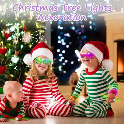Ainiv 69er Neon Party Set: Knicklichter, LED Ringe, Glow Sticks