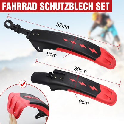 Universal Fahrrad Schutzblech Set Volle-Cover 24-29 Zoll MTB