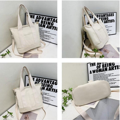 Canvas Handtasche Damen Umhängetasche Schultertasche Shopper