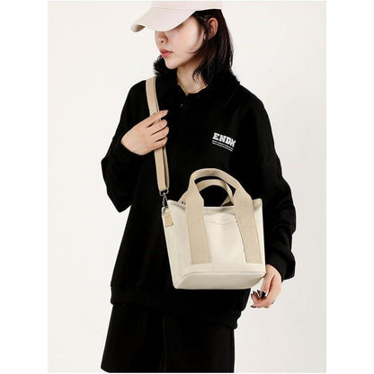 Canvas Handtasche Damen Umhängetasche Schultertasche Shopper