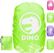 Regenschutz Schulranzen Rucksack 30-40L Dinosaurier Grün