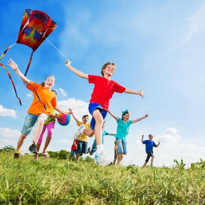 Drachen Kinder Rainbow Flugdrachen Pocket Kite Einleiner Outdoor 30m