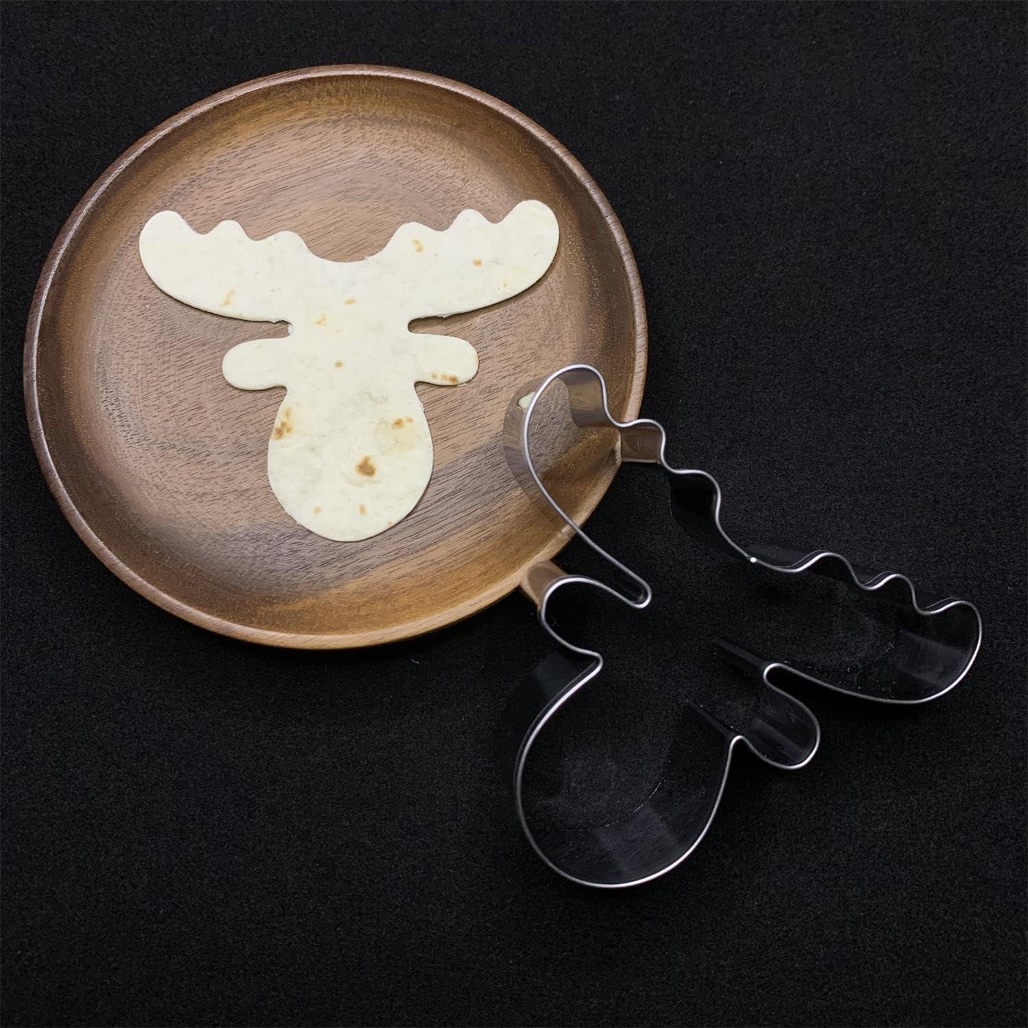 Weihnachts Ausstechformen Set Rentier 2 Stück 9cm Plätzchen Kinder