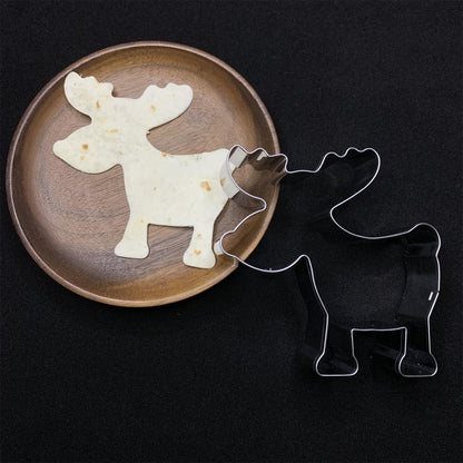 Rentier Ausstecher Set Weihnachten 9cm Plätzchen Backform Kinder