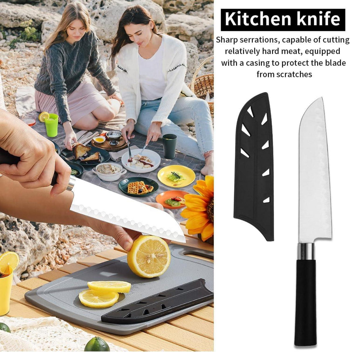 Camping-Kochutensilien-Set für 4