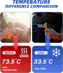 Auto Windschutzscheibenabdeckung Frost Sonne Schutz Größe L
