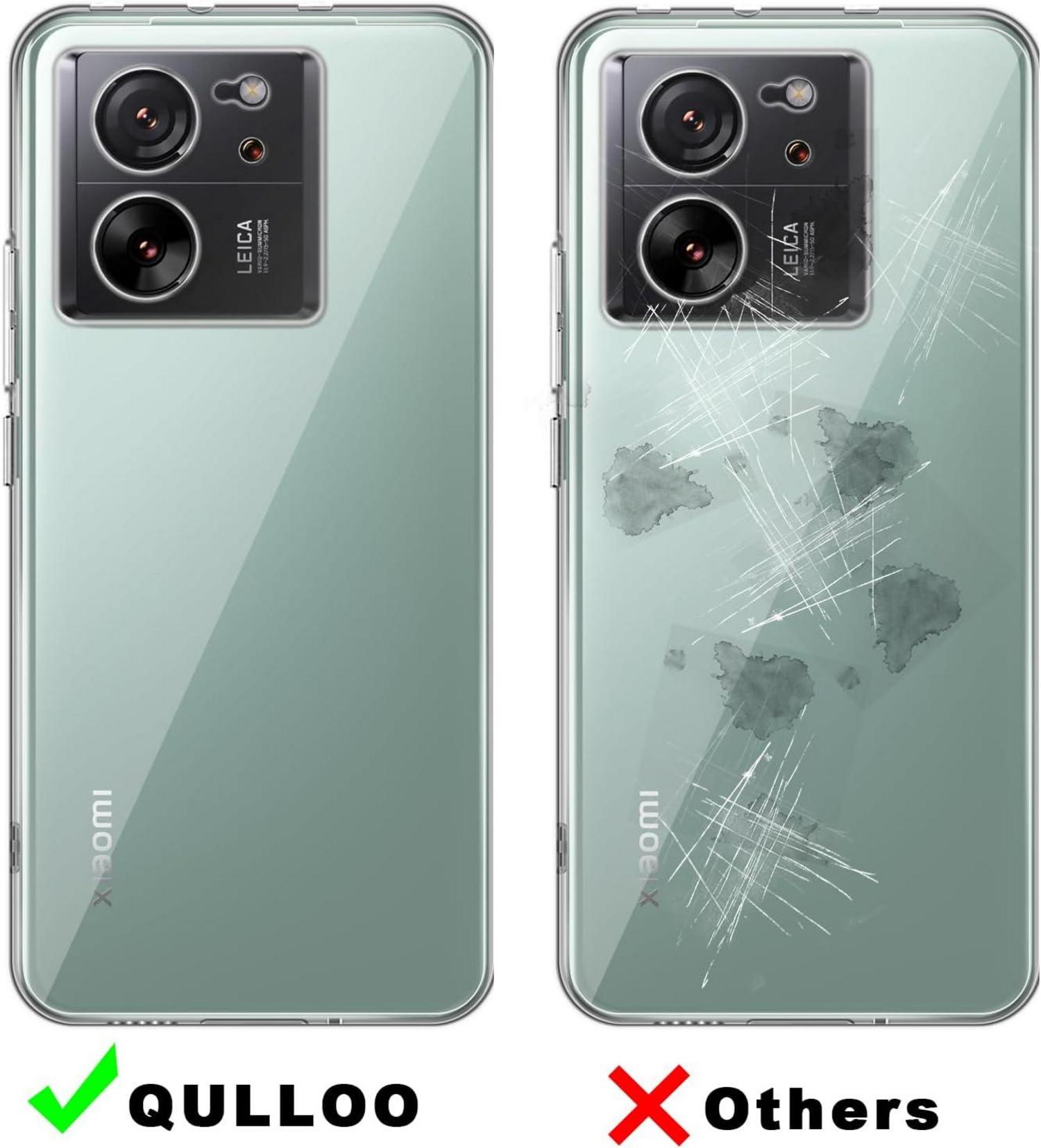 Transparente Hülle für Xiaomi 13T / 13T Pro 5G + 2 Schutzfolien