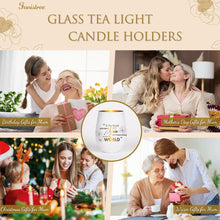 Glas Teelichthalter für Mama Weihnachten - Graviertes
