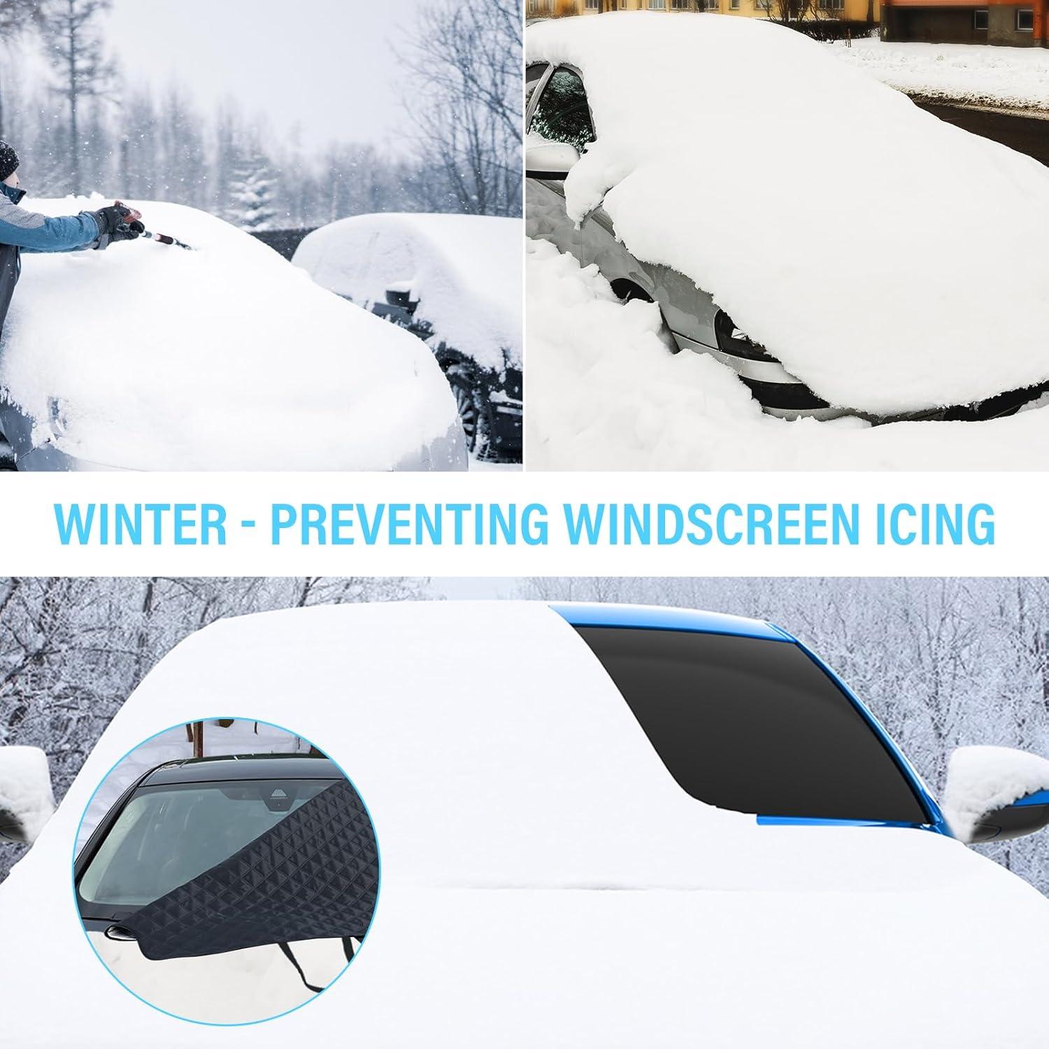 Auto Frontscheibenabdeckung mit Magnet 9 Magneten Frost