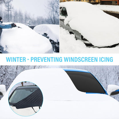 Auto Frontscheibenabdeckung mit Magnet 9 Magneten Frost