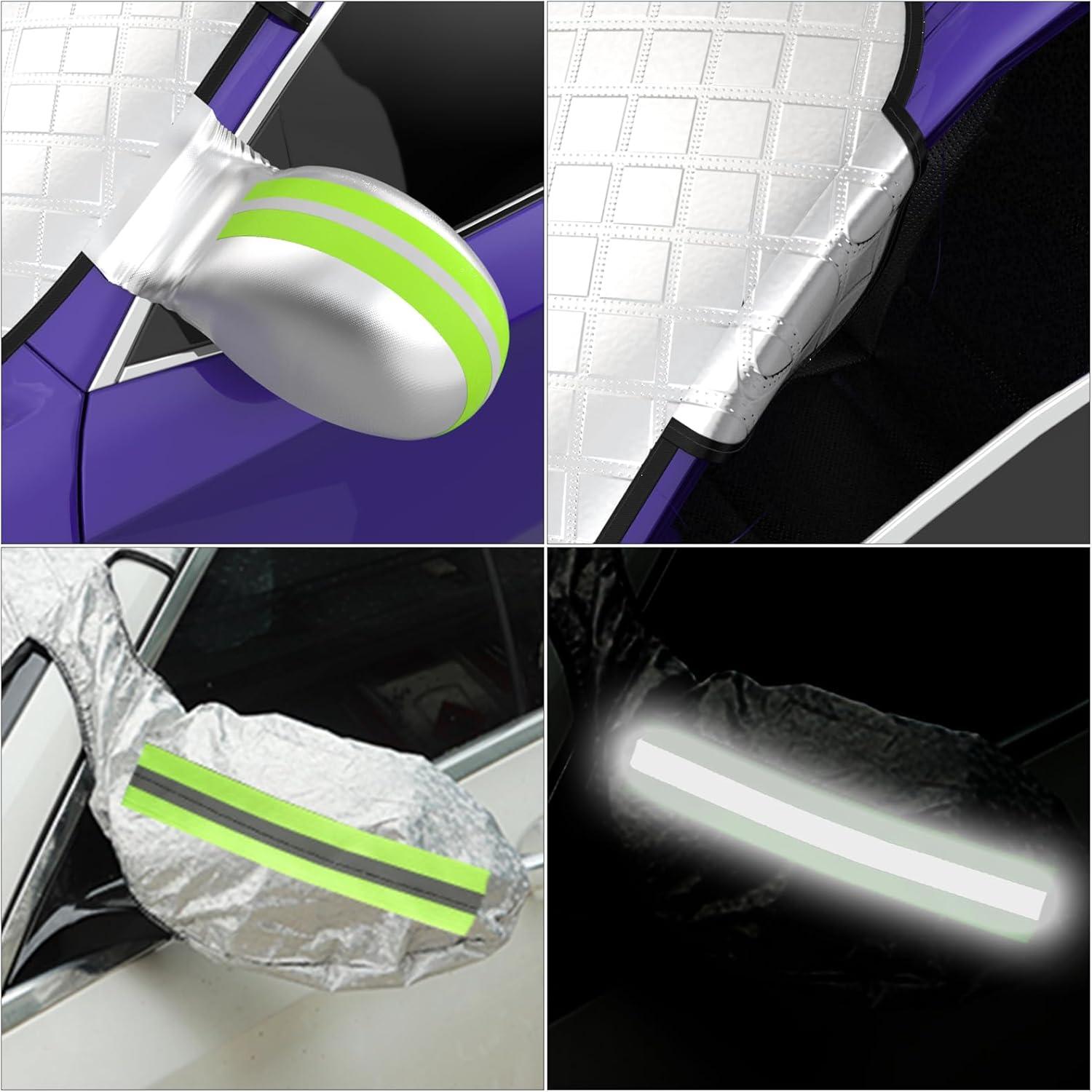Auto Frontscheibenabdeckung mit Magnet Frost Schnee Abdeckung 9 Magneten anti-UV
