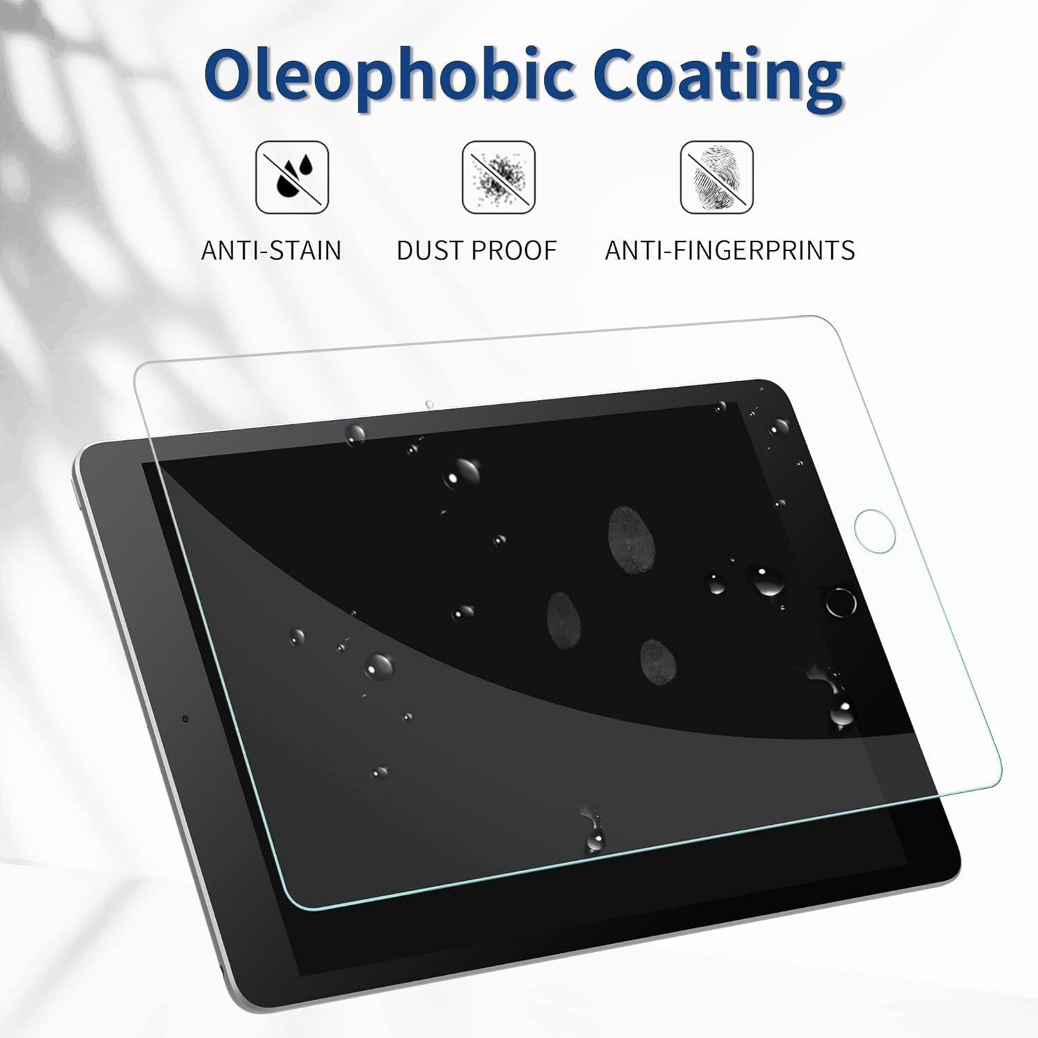 Bluetooth Tastatur Hülle iPad 10.2 Zoll QWERTZ Schutzhülle Weiß Blau