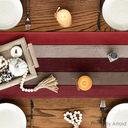 Rustikaler Herbst Tischläufer für Küche und Party Dekoration 40x100 cm