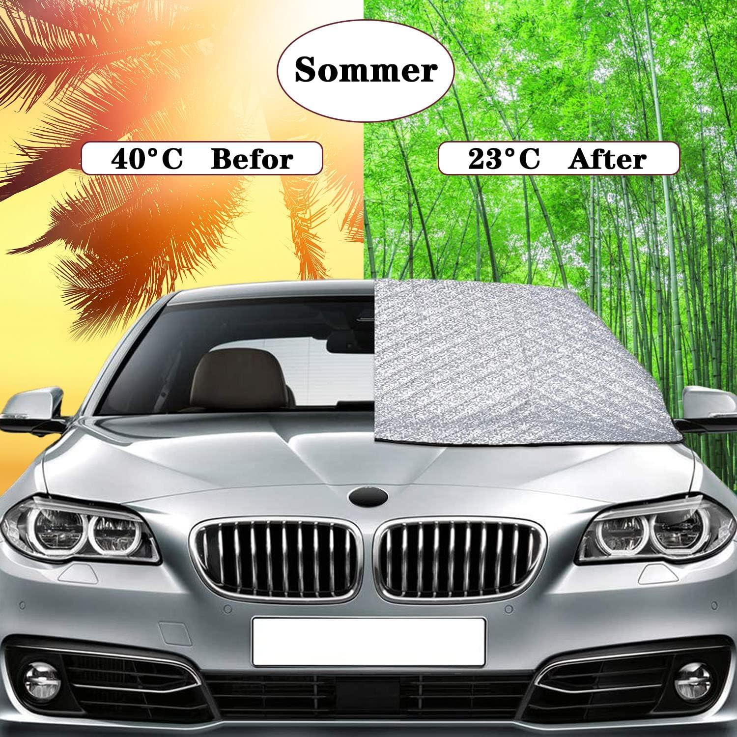 BOOSHMall Sonnenschutz Auto Frontscheibenabdeckung 150x100cm