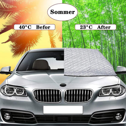 BOOSHMall Sonnenschutz Auto Frontscheibenabdeckung 150x100cm