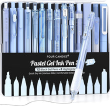Ästhetische Gel-Stifte-Set & Highlighter, 14-teilig
