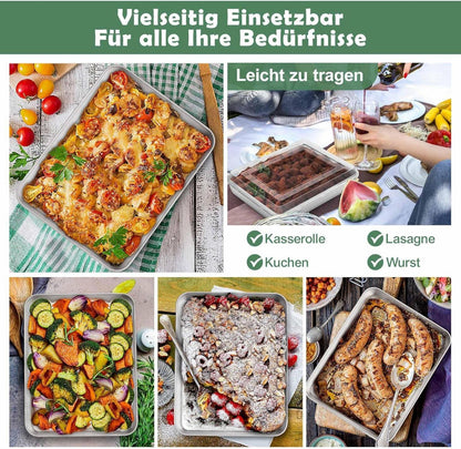 Joyfair Backbkech Set mit Deckel 4-teilig 31,6x24,5x5cm - Ofenfest