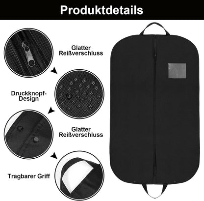 Livdouyu Kleidersäcke 2 Stück mit Schuhbeutel 120 x 60cm Schwarz