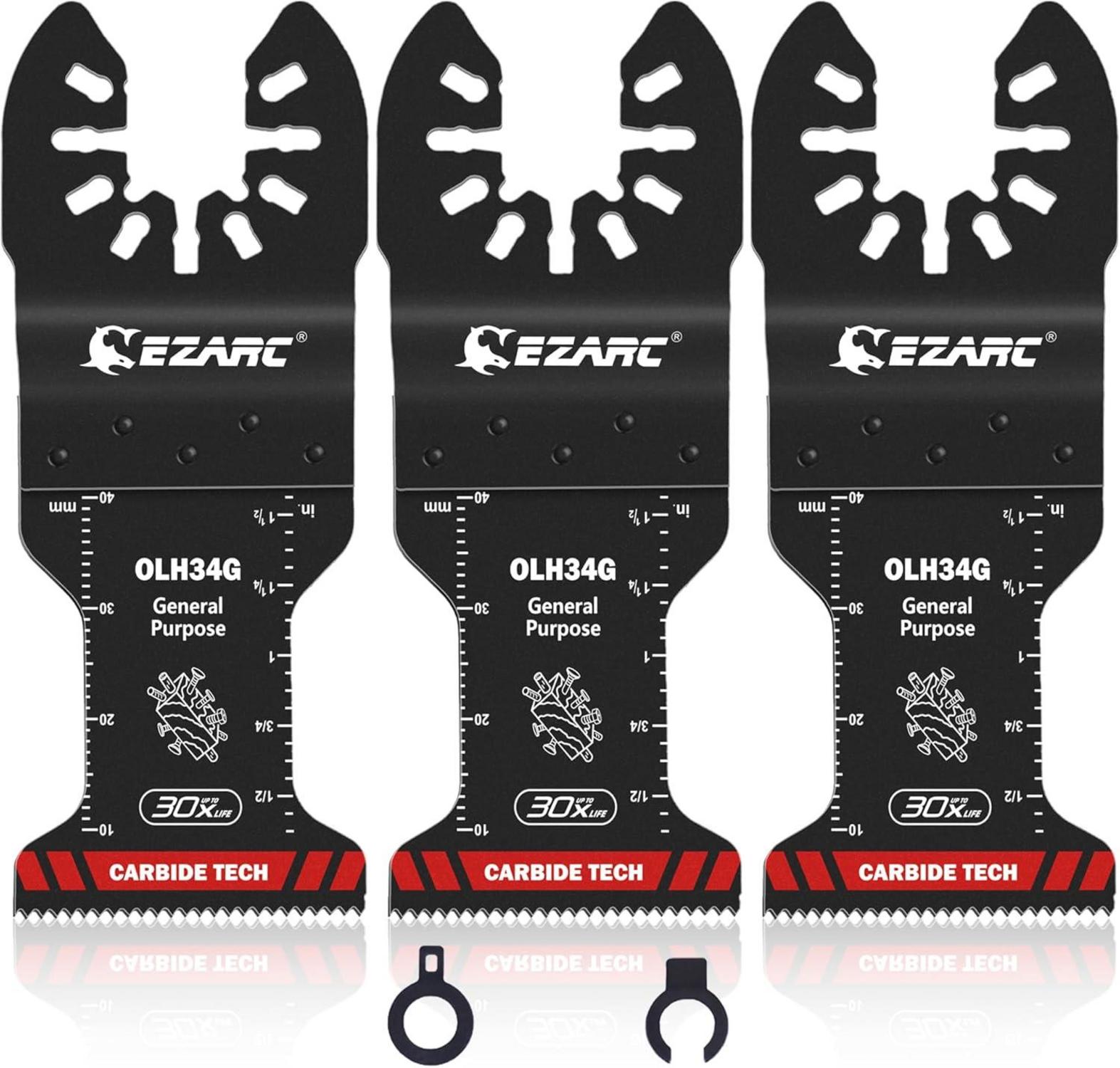 Hartmetall Multitool Sägeblätter 3tlg Carbide Allzweck_META