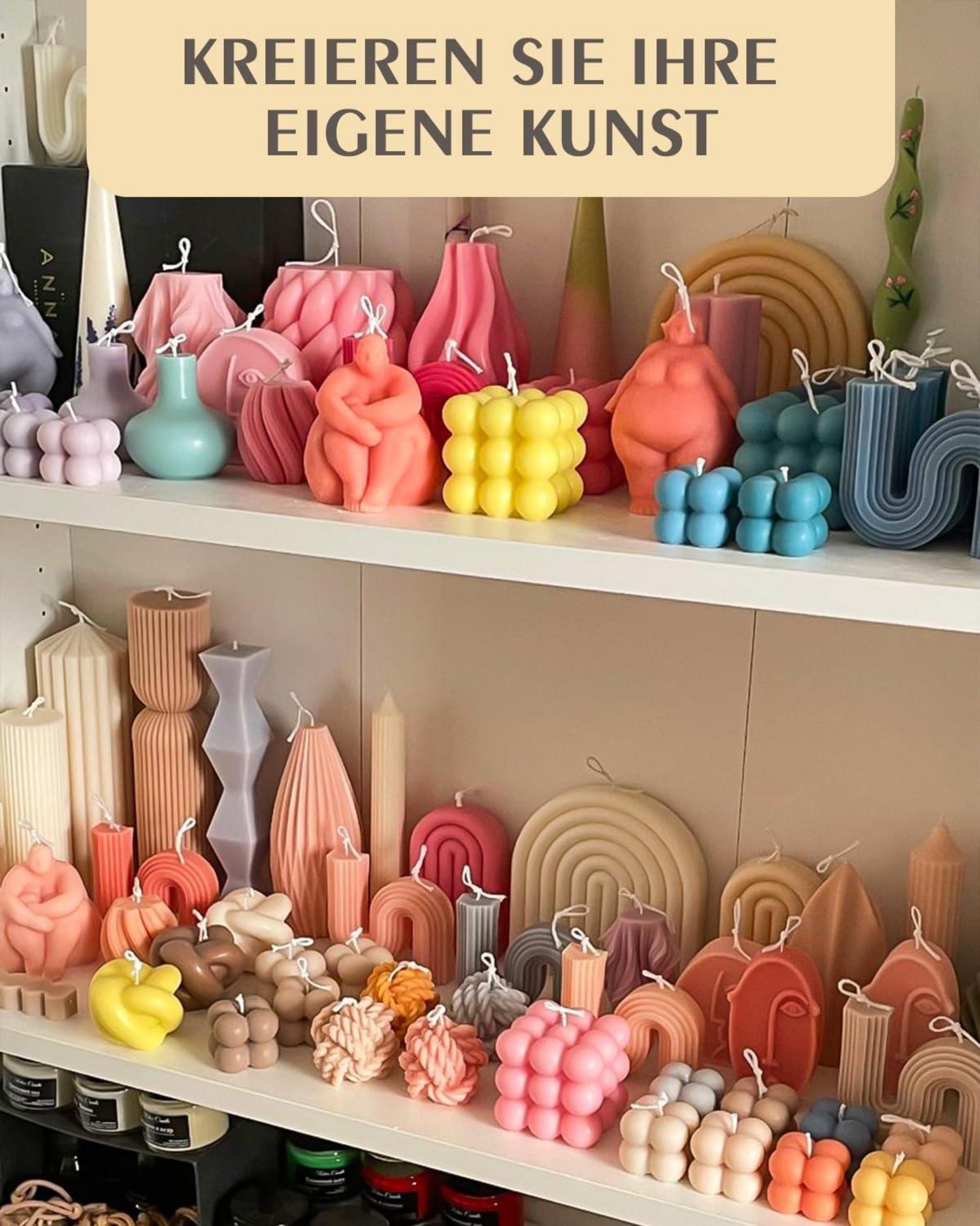 Paraffinwachs für Kerzen 1.8kg - Kerzenwachs zum Gießen & DIY