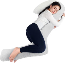 Körperkissen für Seitenschläfer, Memory Foam, 68 Zoll, Schwangeren
