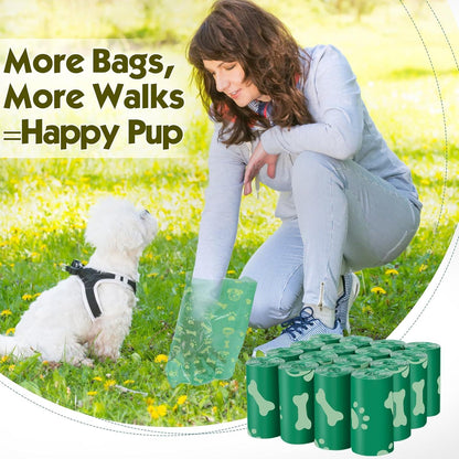 Hundekotbeutel 850er Pack biologisch abbaubar mit Spender