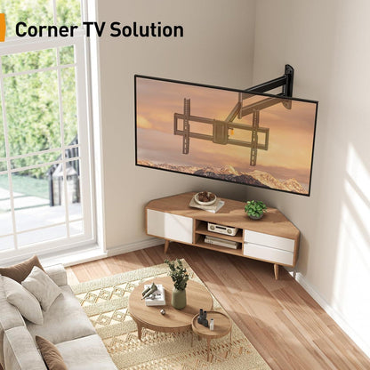 Perlegear TV Wandhalterung schwenkbar 32-75 Zoll VESA