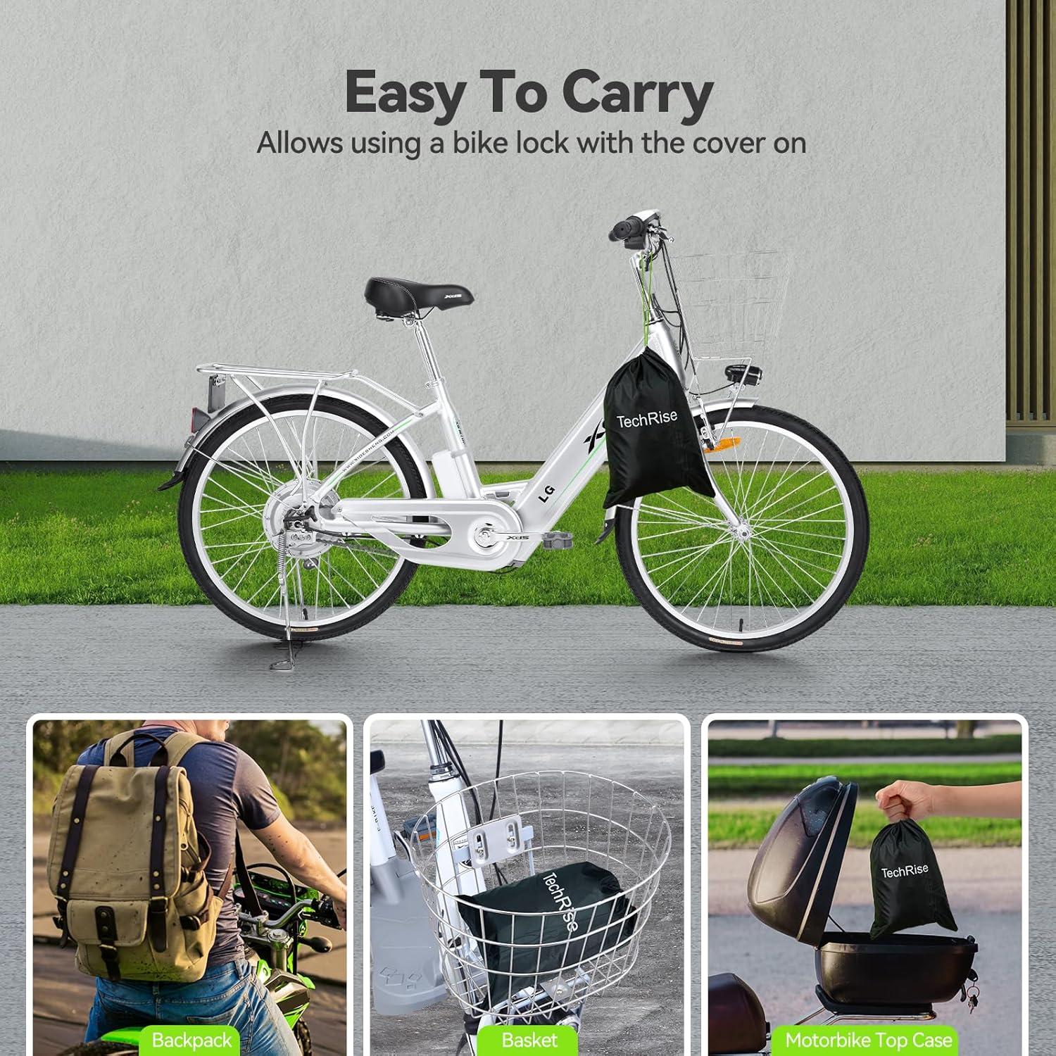 Fahrradabdeckung wasserdicht 210D Oxford 220x110x95 cm silbrig