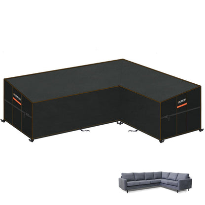 Wasserdichte Gartenmöbel Abdeckung L-Form für Lounge & Ecksofa