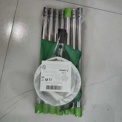 Obstpflücker 16cm 3m Apfelpflücker für Kirschen Pflaumen Silber