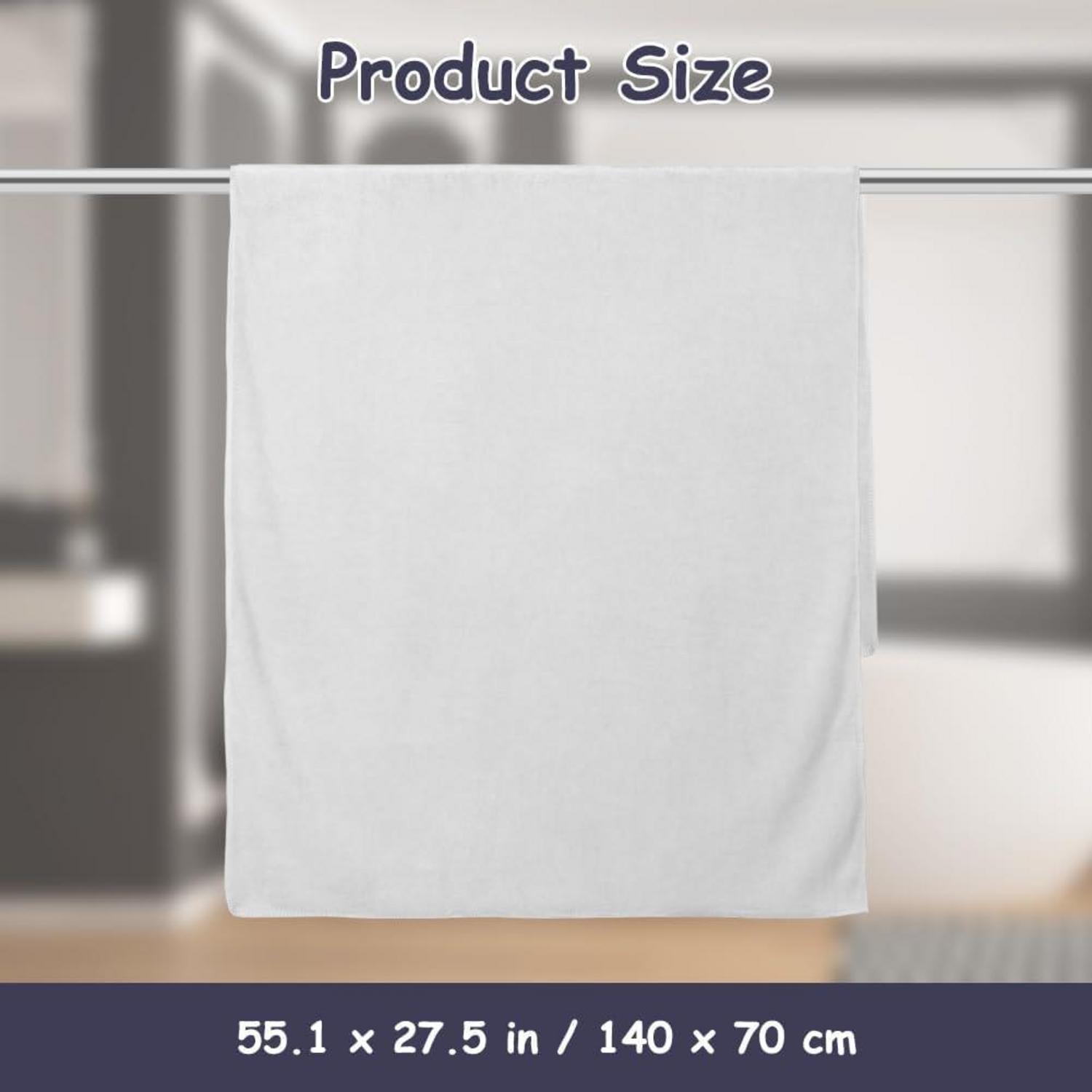 Microfaser Handtücher 2er Set - Schnelltrocknend - Fitness & Sport - 70x140cm