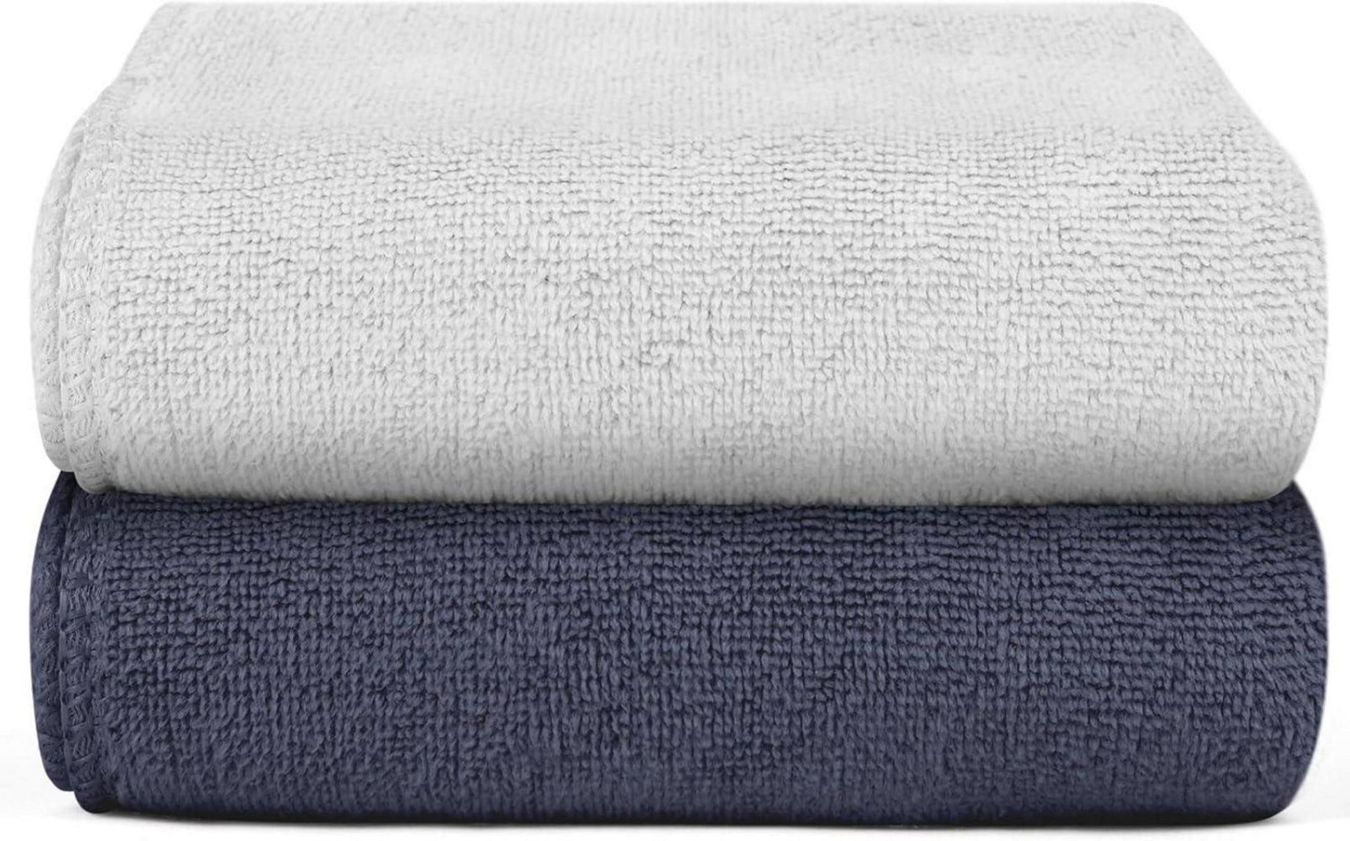 Microfaser Handtücher 2er Set - Schnelltrocknend - Fitness & Sport - 70x140cm