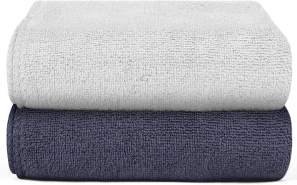 Microfaser Handtücher 2er Set - Schnelltrocknend - Fitness & Sport - 70x140cm