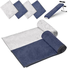 Schnelltrocknende Mikrofaser Handtücher 4er Set 30x70cm