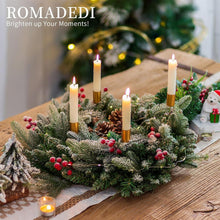 Adventskranz Kerzenhalter Gold 4er Set für Stabkerzen