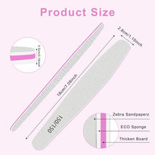 Professionelle Nagelfeilen Set 12 Stk. 150/150 für