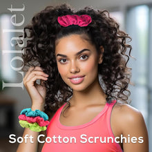 6er Set Lolalet Baumwolle Haargummis Scrunchies Damen