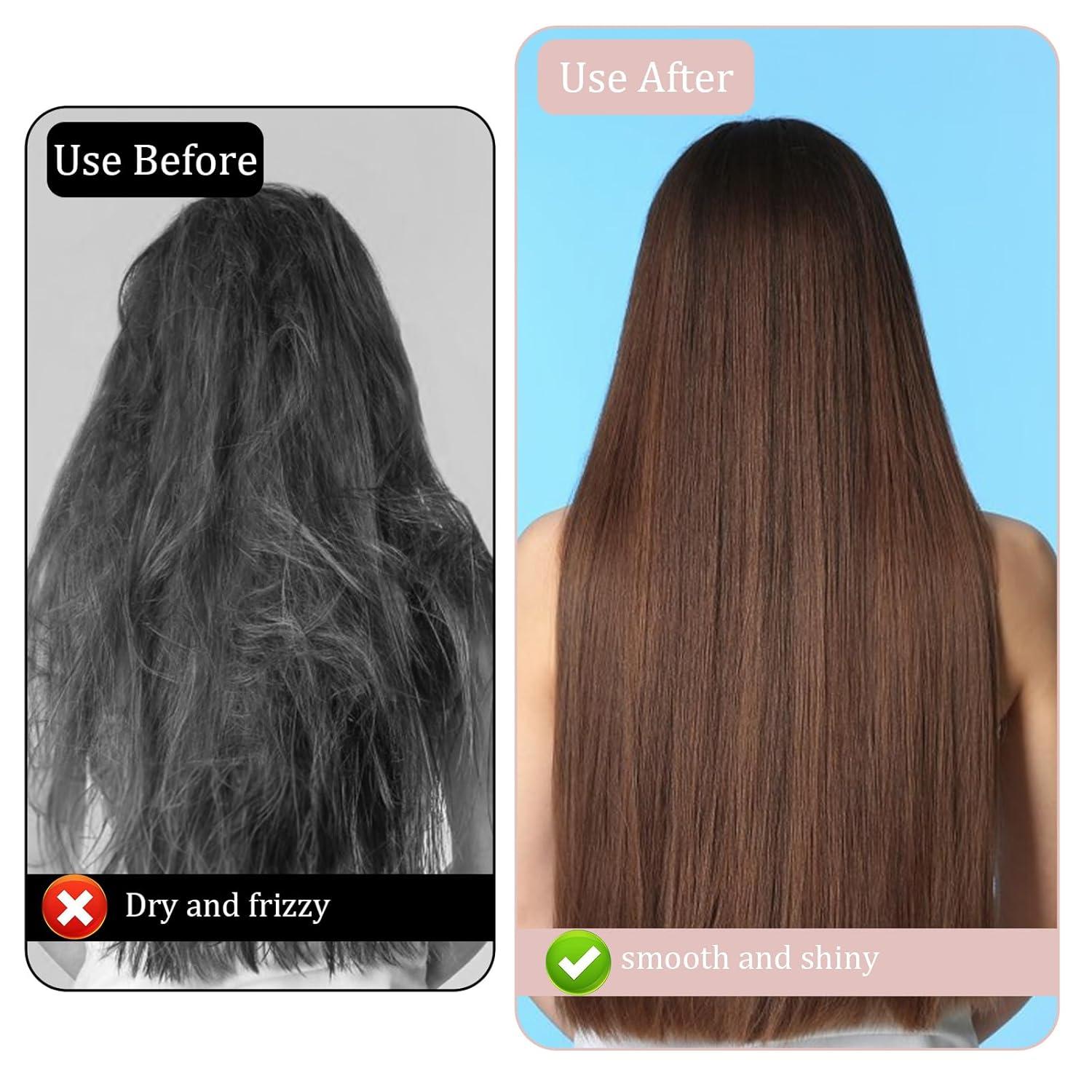 Reisehaarbürste mit Spiegel Faltbare Haarkamm 2er Set